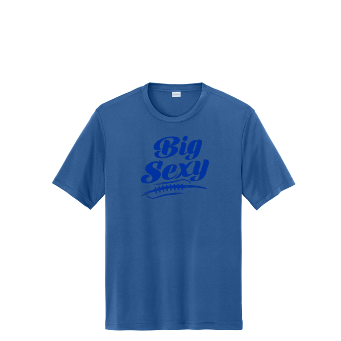 BIG SEXY (A) (Royal) - Performance Tee