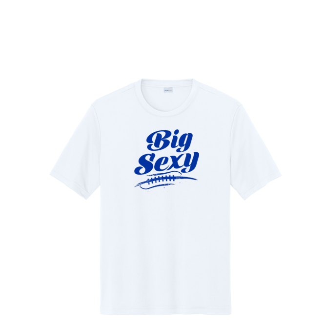 BIG SEXY (A) (Royal) - Performance Tee