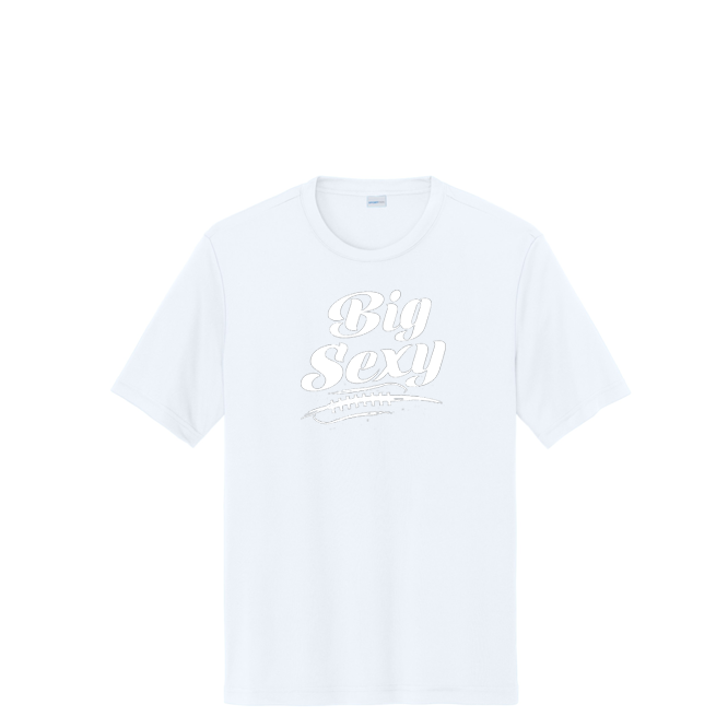 BIG SEXY (A) (White) - Performance Tee