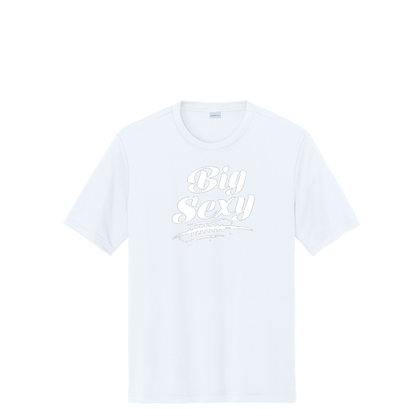 BIG SEXY (A) (White) - Tall Performance Tee