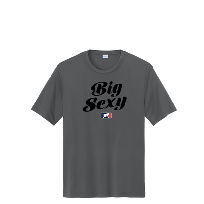 BIG SEXY (A) (Black) - Tall Performance Tee