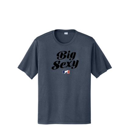 BIG SEXY (Black) - Tall Performance Tee