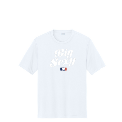 BIG SEXY (White) - Tall Performance Tee