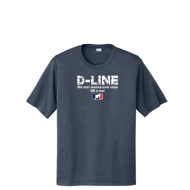 D-LINE QB HUGS - Performance Tee