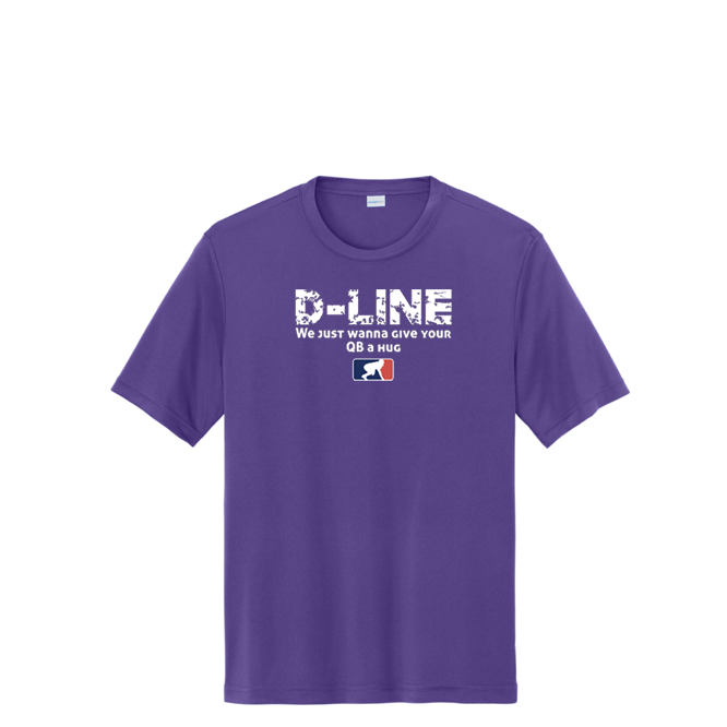 D-LINE QB HUGS - Performance Tee