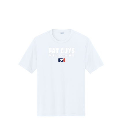 FAT GUYS WIN GAMES - Tall Performance Tee