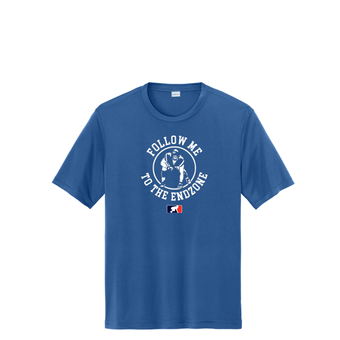FOLLOW ME TO THE END ZONE - Performance Tee