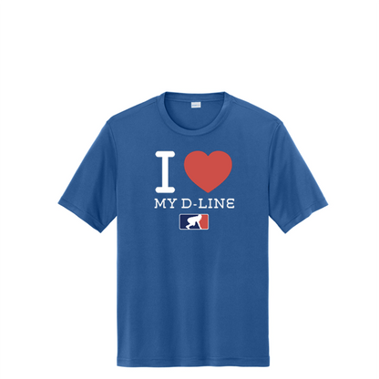 I <3 MY D-LINE - Tall Performance Tee