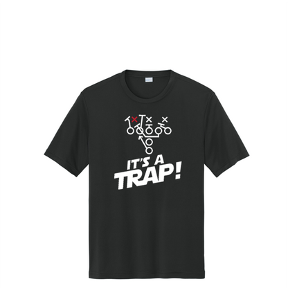 ITS A TRAP! (White) - Tall Performance Tee