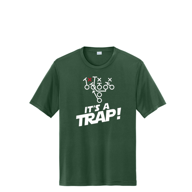 ITS A TRAP! (White) - Tall Performance Tee