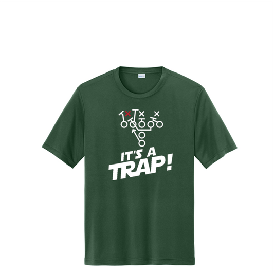ITS A TRAP! (White) - Tall Performance Tee