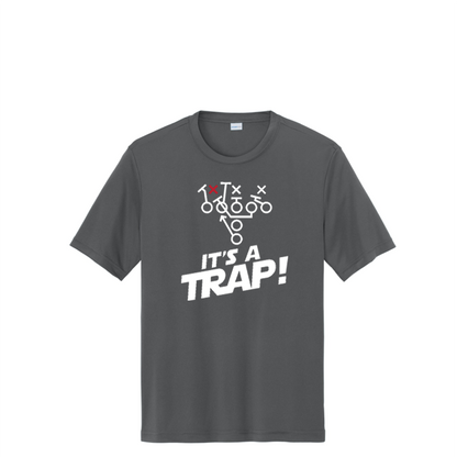 ITS A TRAP! (White) - Tall Performance Tee