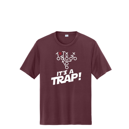 ITS A TRAP! (White) - Tall Performance Tee