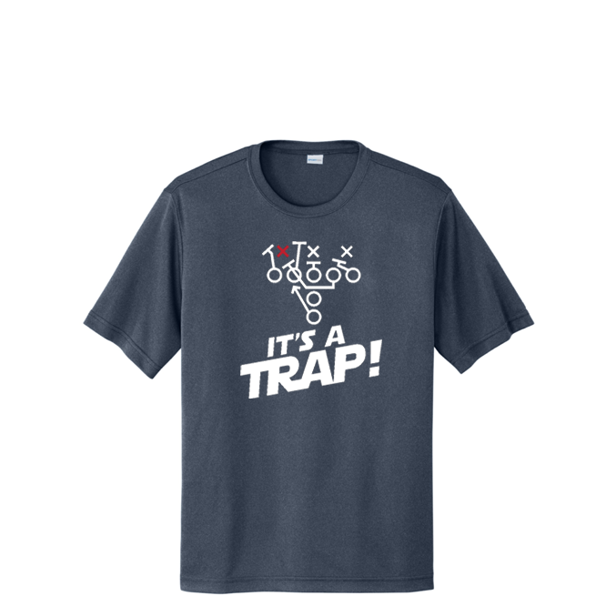ITS A TRAP! (White) - Tall Performance Tee