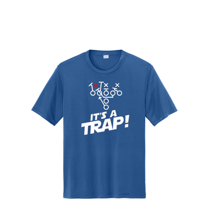 ITS A TRAP! (White) - Tall Performance Tee