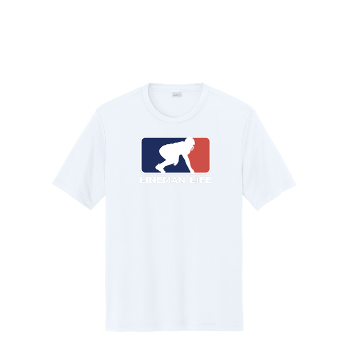 LINEMAN LIFE LOGO - Performance Tee