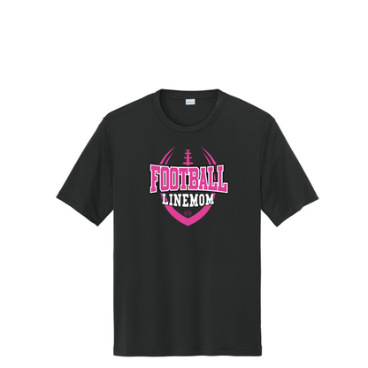 LINEMOM (Pink Logo) - Youth Performance Tee