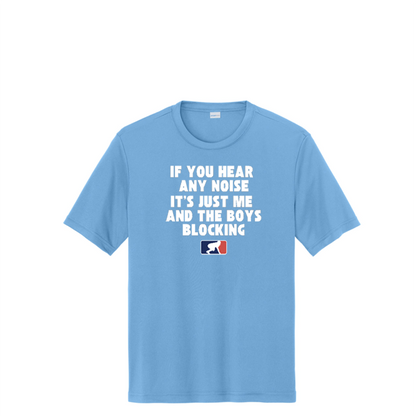 NO BLOCK NO ROCK - Tall Performance Tee