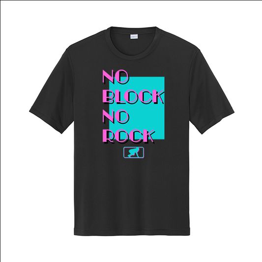 NO BLOCK NO ROCK (Vice) - Trench Vice Performance Tee