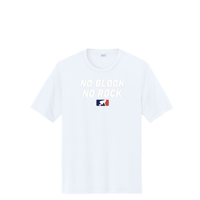 NO BLOCK NO ROCK - Tall Performance Tee