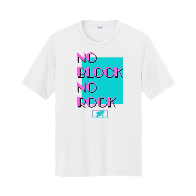 NO BLOCK NO ROCK (Vice) - Trench Vice Performance Tee