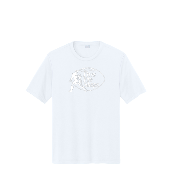 PASS PRO SHOPS (White) - Tall Performance Tee