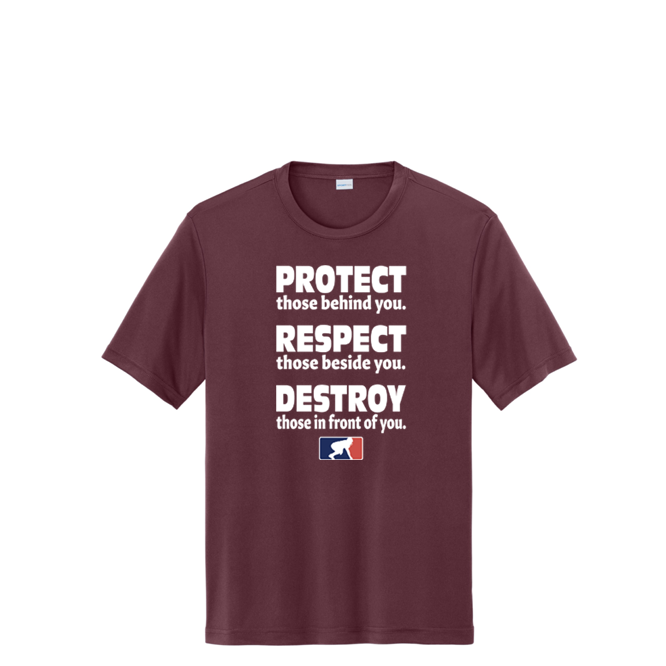QB PROTECTION SERVICES - Tall Performance Tee