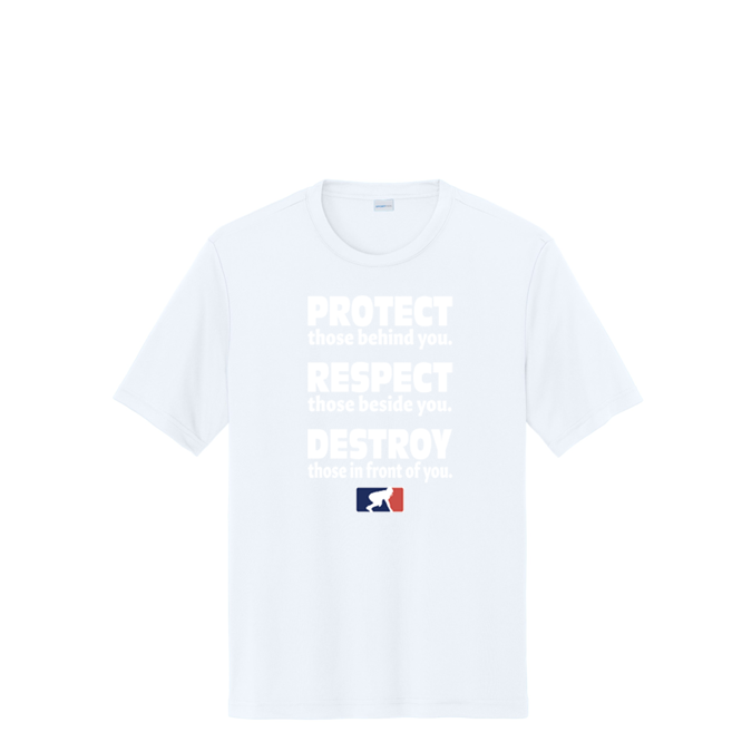 PROTECT RESPECT DESTROY - Performance Tee