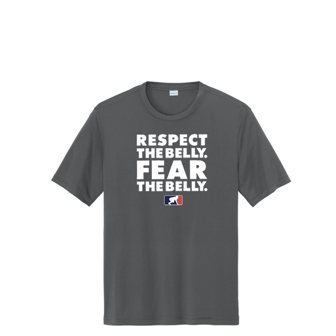 RESPECT THE BELLY - Tall Performance Tee