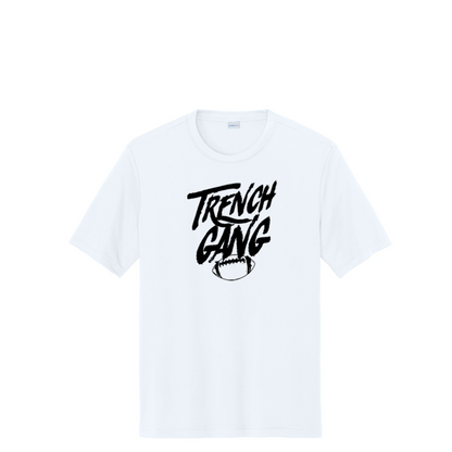 TRENCH GANG (Black) - Tall Performance Tee