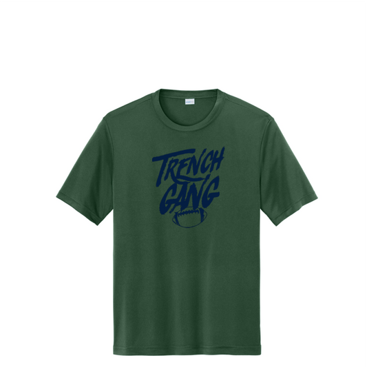 TRENCH GANG (Navy) - Tall Performance Tee