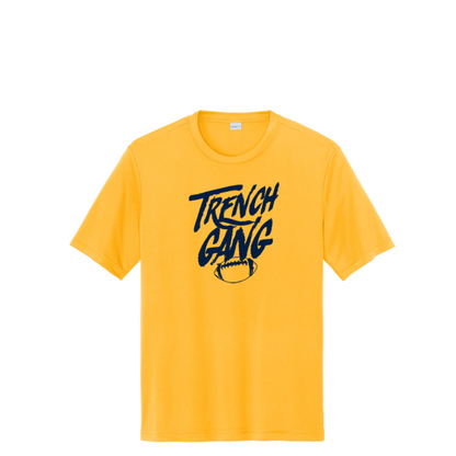 TRENCH GANG (Navy) - Youth Performance Tee