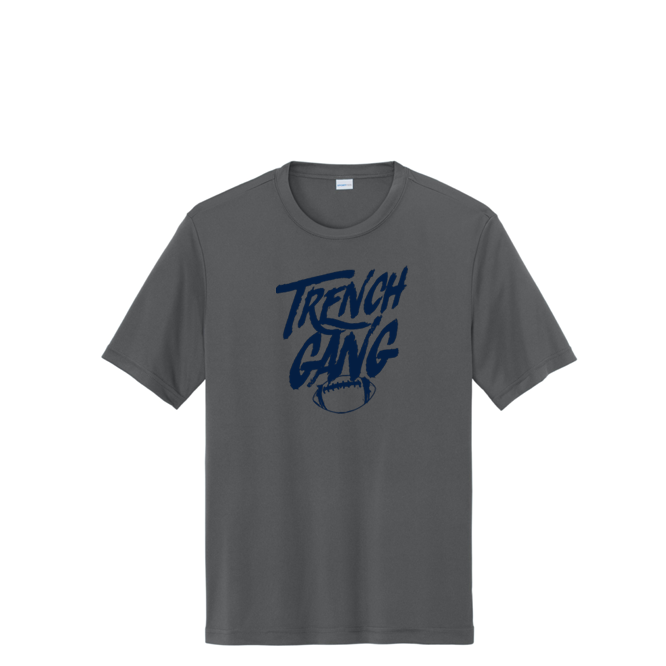 TRENCH GANG (Navy) - Tall Performance Tee