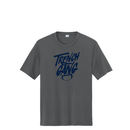 TRENCH GANG (Navy) - Tall Performance Tee