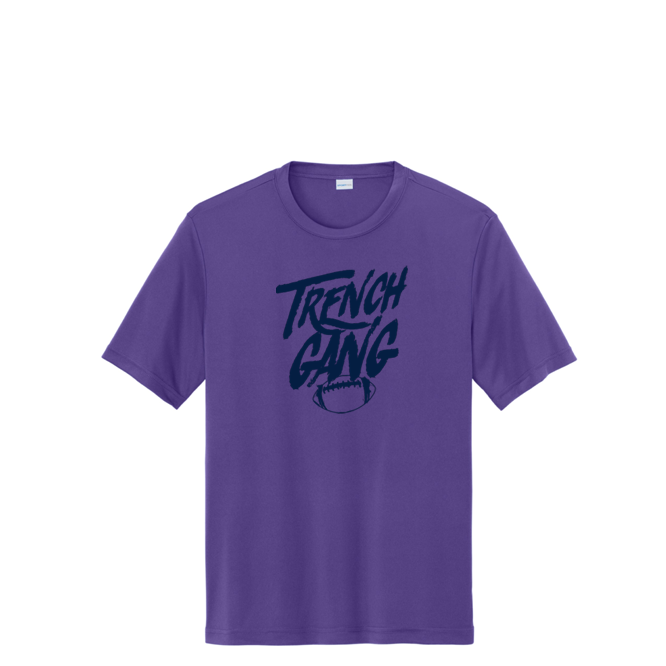 TRENCH GANG (Navy) - Performance Tee