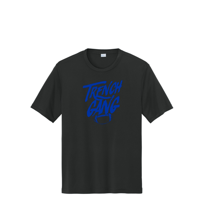 TRENCH MAFIA (Black) - Tall Performance Tee