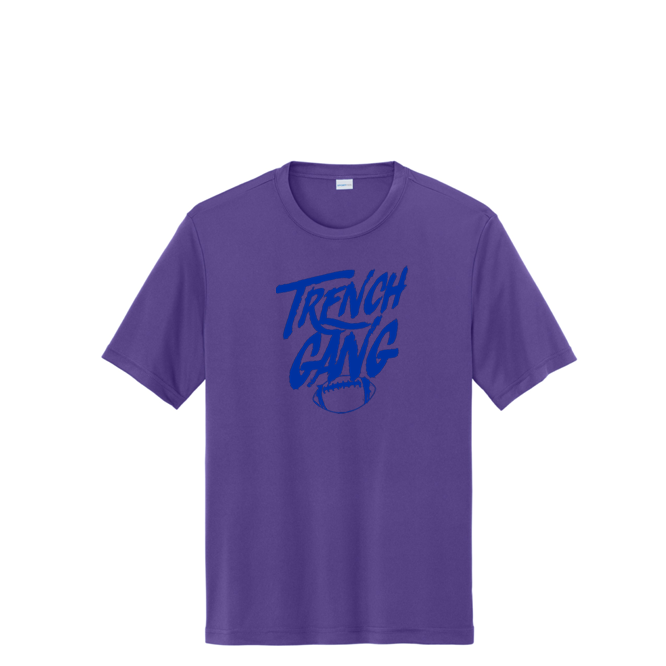 TRENCH GANG (Royal) - Performance Tee