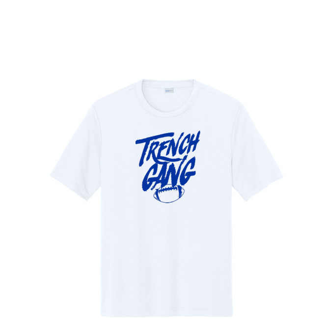 TRENCH GANG (Royal) - Performance Tee
