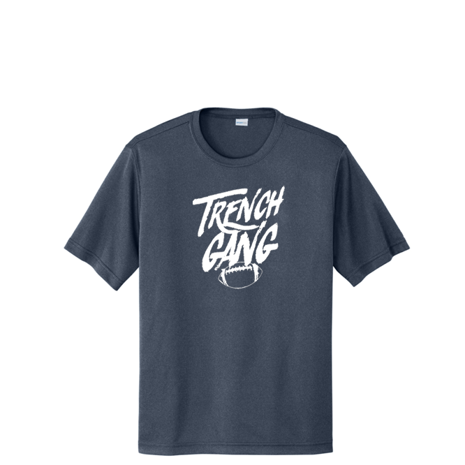 TRENCH GANG (White) - Performance Tee