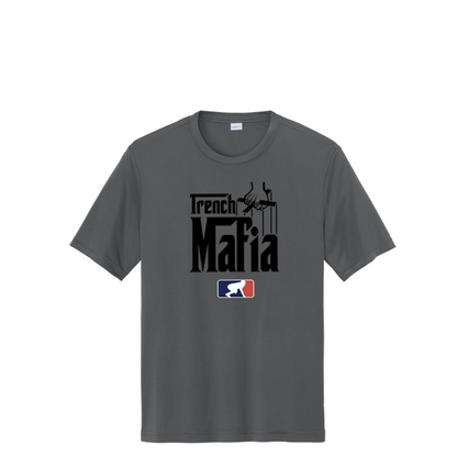 TRENCH MAFIA (Black) - Tall Performance Tee