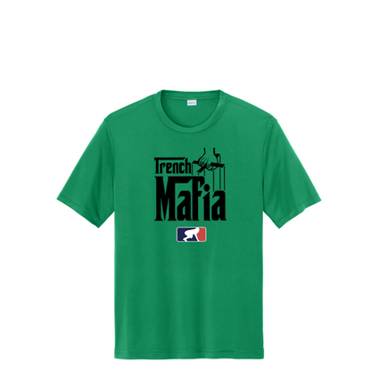 TRENCH MAFIA (Black) - Tall Performance Tee