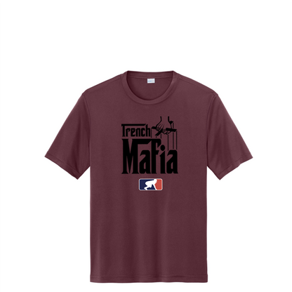 TRENCH MAFIA (Black) - Tall Performance Tee