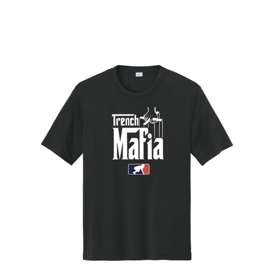 TRENCH MAFIA (White) - Performance Tee
