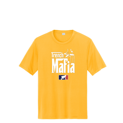 TRENCH MAFIA (White) - Tall Performance Tee