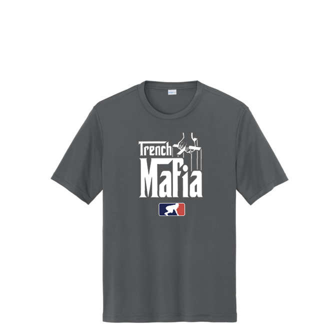 TRENCH MAFIA (White) - Performance Tee