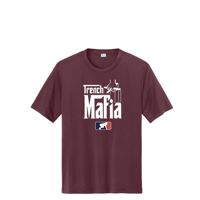 TRENCH MAFIA (White) - Performance Tee