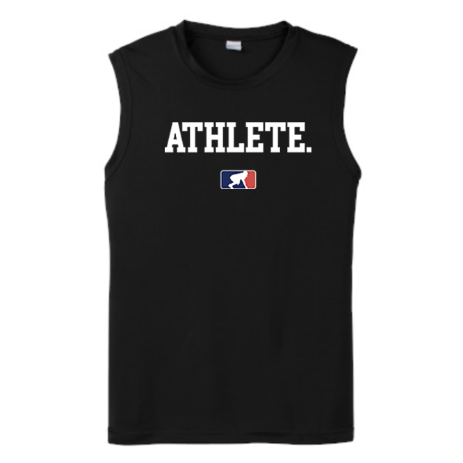 ATHLETE (White) - Muscle T-Shirt