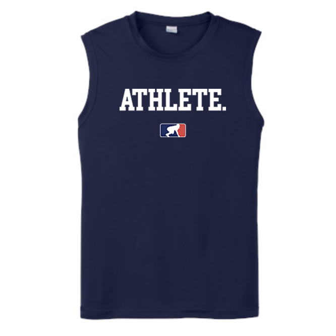 ATHLETE (White) - Muscle T-Shirt