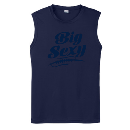 BIG SEXY (Navy) (A) - Muscle T-Shirt