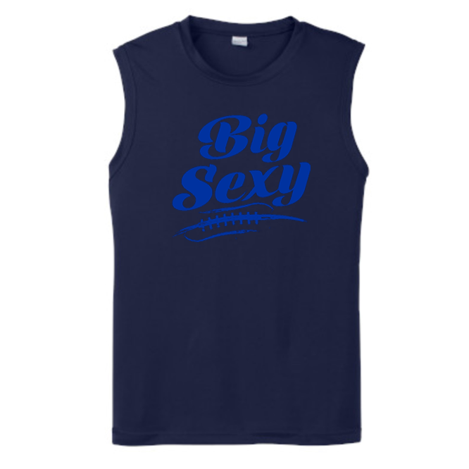 BIG SEXY (Royal) (A) - Muscle T-Shirt